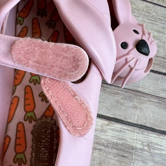 Mini Melissa Pink Ultragirl Rabbit Jelly Shoes - Picture 8 of 12